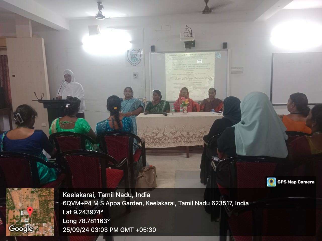 3-days Hands on Embroidery Skill Training programme on “Art of Needle work”